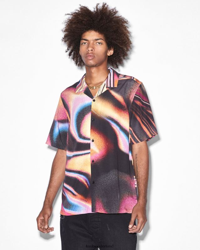 Ksubi mannelijk mind state resort ss-shirt XT0TV415 kleding afdrukken