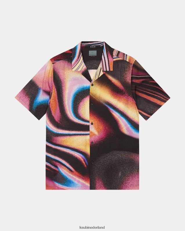 Ksubi mannelijk mind state resort ss-shirt XT0TV415 kleding afdrukken