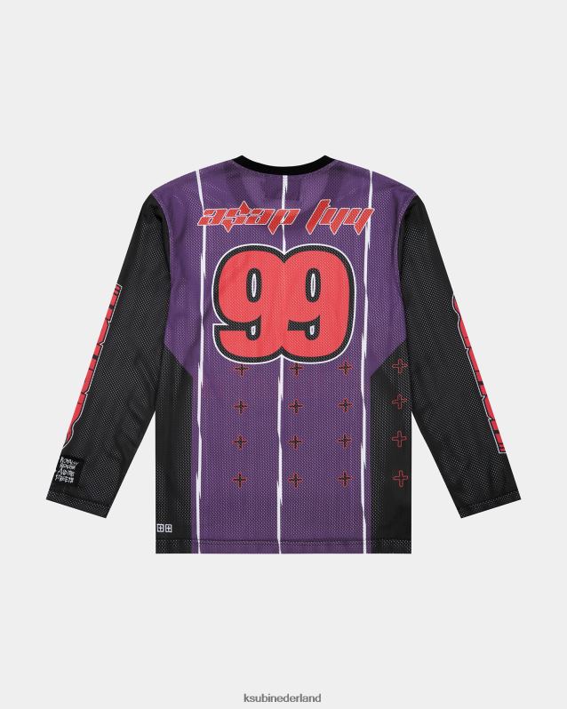 Ksubi mannelijk zo snel mogelijk Tyy Moto Jersey XT0TV404 kleding paars