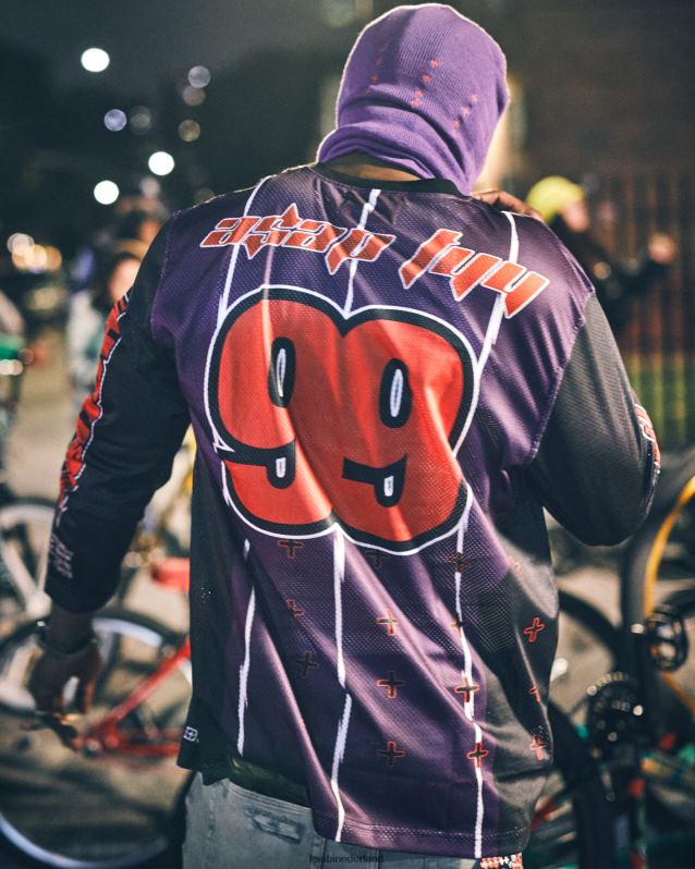 Ksubi mannelijk zo snel mogelijk Tyy Moto Jersey XT0TV404 kleding paars