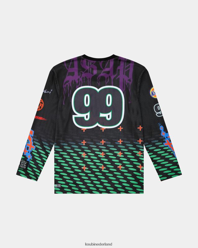 Ksubi mannelijk zo snel mogelijk Tyy Moto Jersey XT0TV488 kleding zwart
