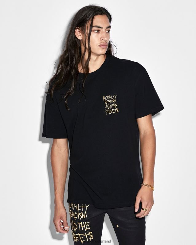 Ksubi mannelijk 23 Biggie RVS T-shirt XT0TV188 kleding pikzwart