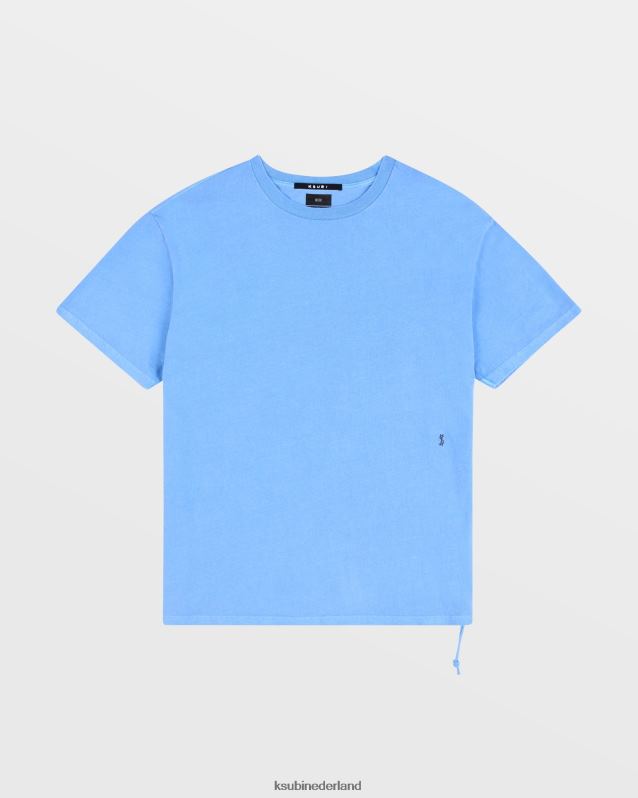 Ksubi mannelijk 4x4 biggie ss tee-meer XT0TV436 kleding blauw