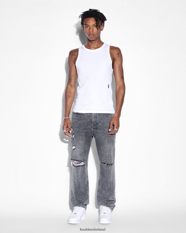 Ksubi mannelijk debuut singlet XT0TV493 kleding wit