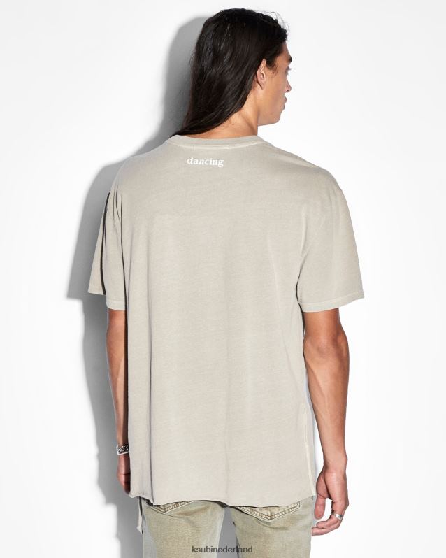 Ksubi mannelijk dromend Biggie SS T-shirt XT0TV446 kleding binnenland