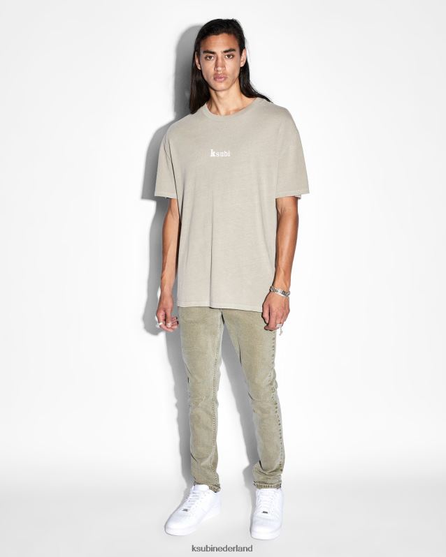 Ksubi mannelijk dromend Biggie SS T-shirt XT0TV446 kleding binnenland