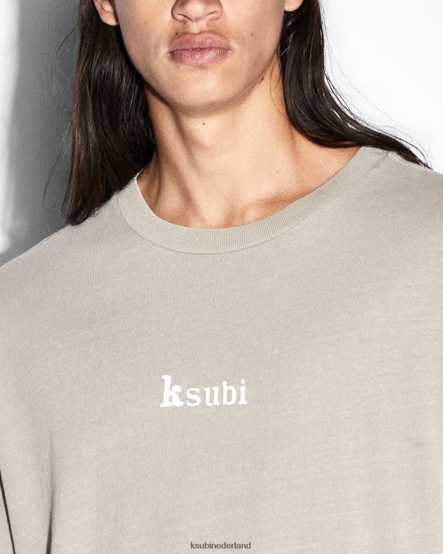 Ksubi mannelijk dromend Biggie SS T-shirt XT0TV446 kleding binnenland