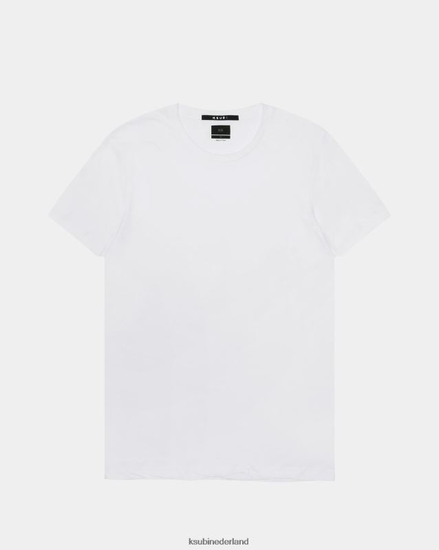 Ksubi mannelijk lijnen ss tee zien XT0TV365 kleding wit