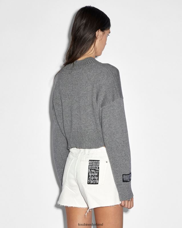 Ksubi vrouwelijk schipper breien XT0TV69 kleding grijs