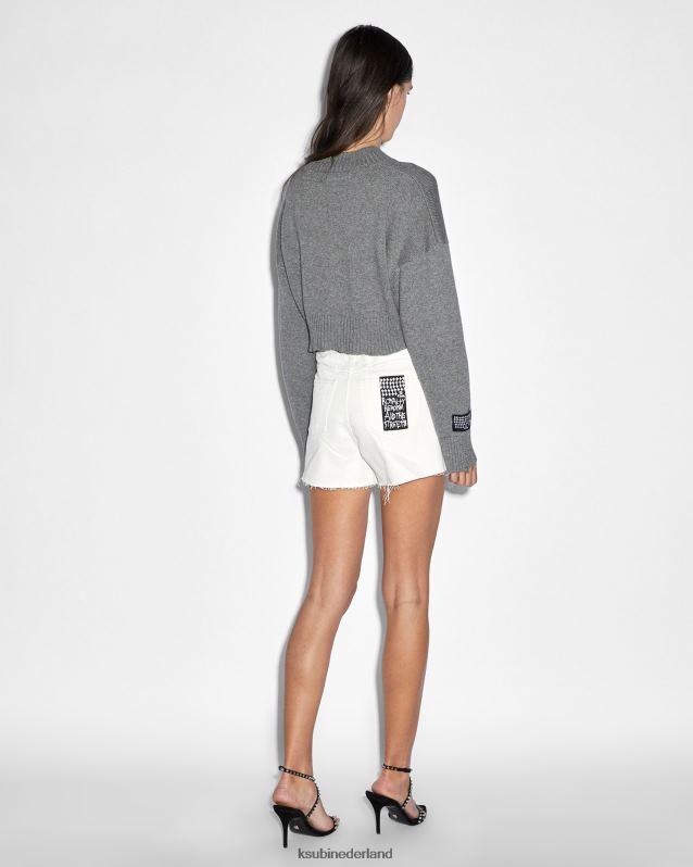 Ksubi vrouwelijk schipper breien XT0TV69 kleding grijs
