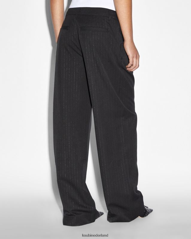 Ksubi vrouwelijk rebelse broek XT0TV53 kleding zwart