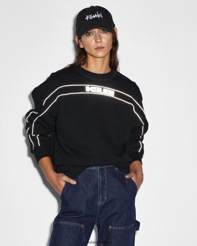 Ksubi vrouwelijk Oh g-crew uit de jaren 90 XT0TV59 kleding zwart