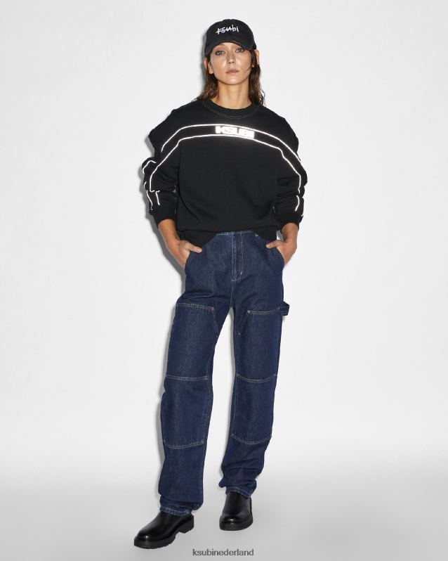 Ksubi vrouwelijk Oh g-crew uit de jaren 90 XT0TV59 kleding zwart