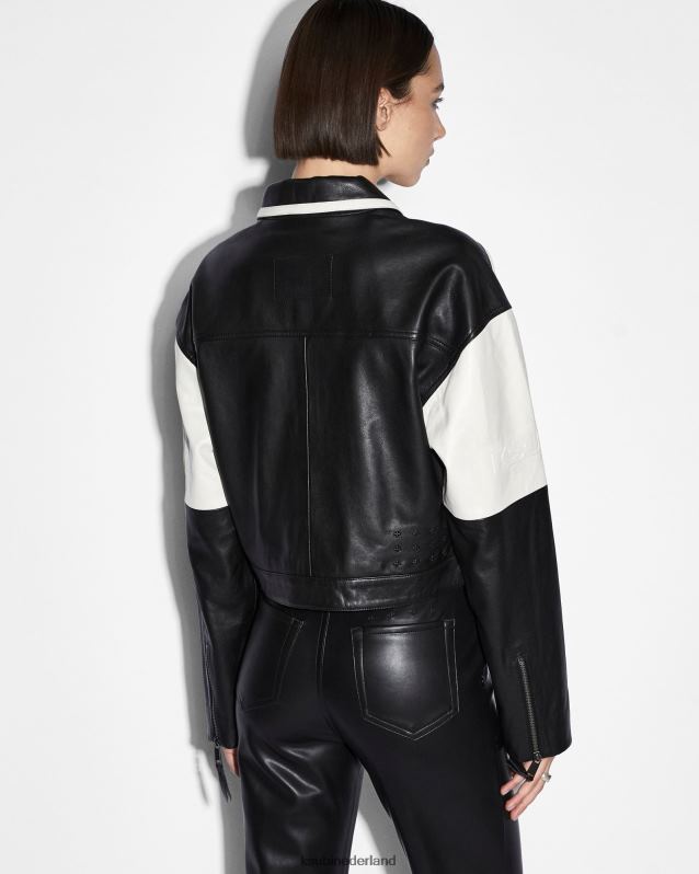 Ksubi vrouwelijk embleem boxy fietser XT0TV175 kleding zwart wit