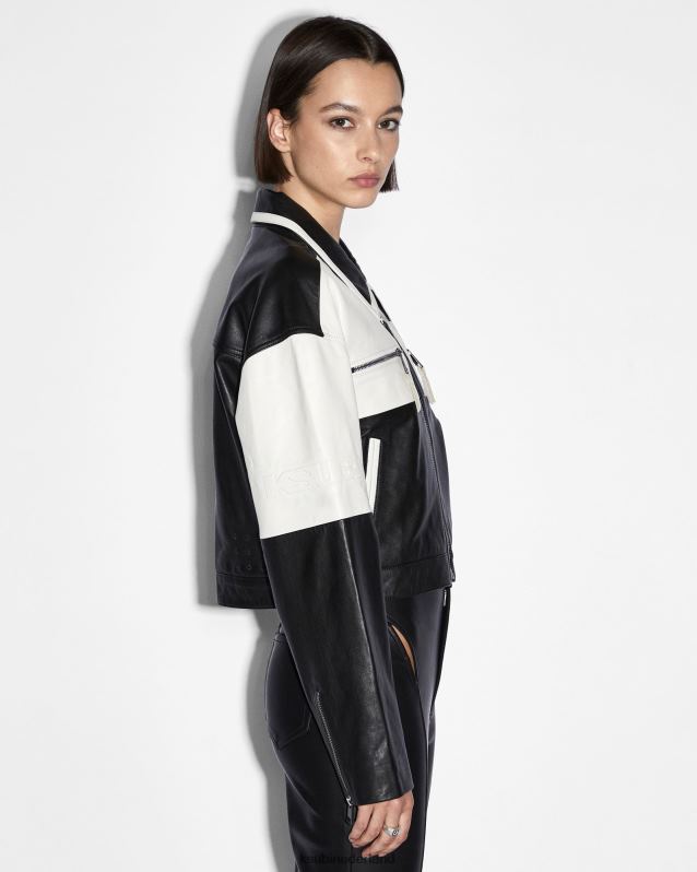 Ksubi vrouwelijk embleem boxy fietser XT0TV175 kleding zwart wit