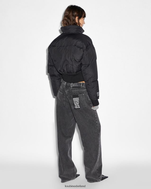 Ksubi vrouwelijk reece bomberjack XT0TV35 kleding zwart