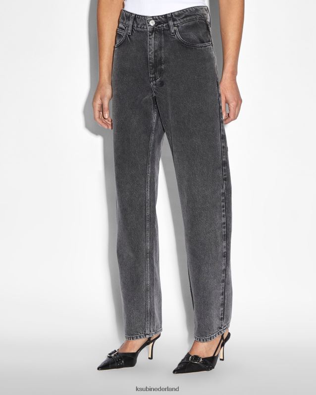 Ksubi vrouwelijk Brooklyn Jean Daze-reis XT0TV42 kleding vervaagd zwart