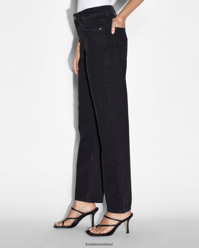 Ksubi vrouwelijk Brooklyn Jean XT0TV110 kleding zwart