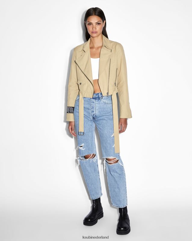 Ksubi vrouwelijk Brooklyn Jean vernield XT0TV142 kleding blauw