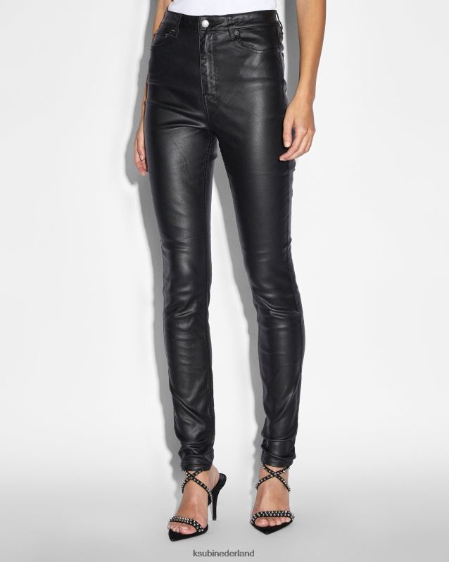 Ksubi vrouwelijk Hallo, verspilde xtra XT0TV71 kleding gitzwarte was