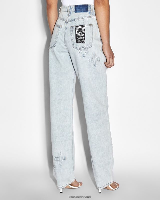 Ksubi vrouwelijk Muse Kraft afspelen XT0TV49 kleding lichtblauw