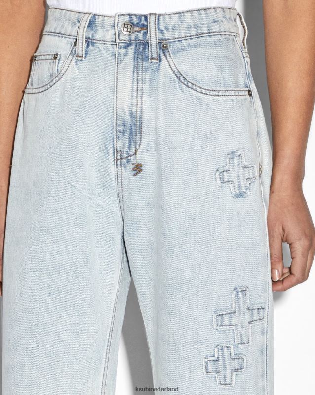 Ksubi vrouwelijk Muse Kraft afspelen XT0TV49 kleding lichtblauw