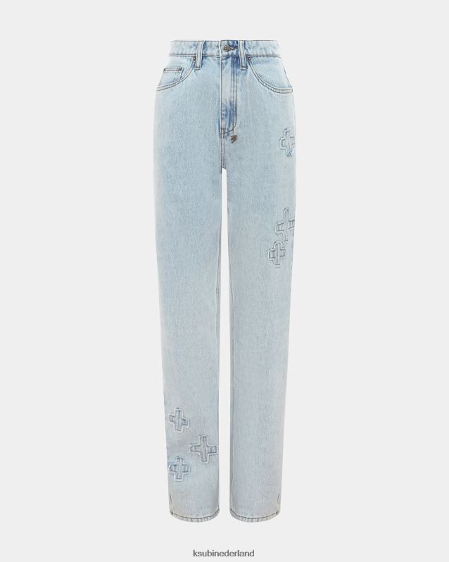 Ksubi vrouwelijk Muse Kraft afspelen XT0TV49 kleding lichtblauw
