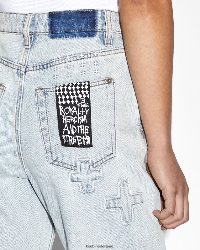 Ksubi vrouwelijk Muse Kraft afspelen XT0TV49 kleding lichtblauw