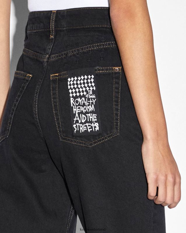 Ksubi vrouwelijk afspeelhoogte XT0TV83 kleding zwart