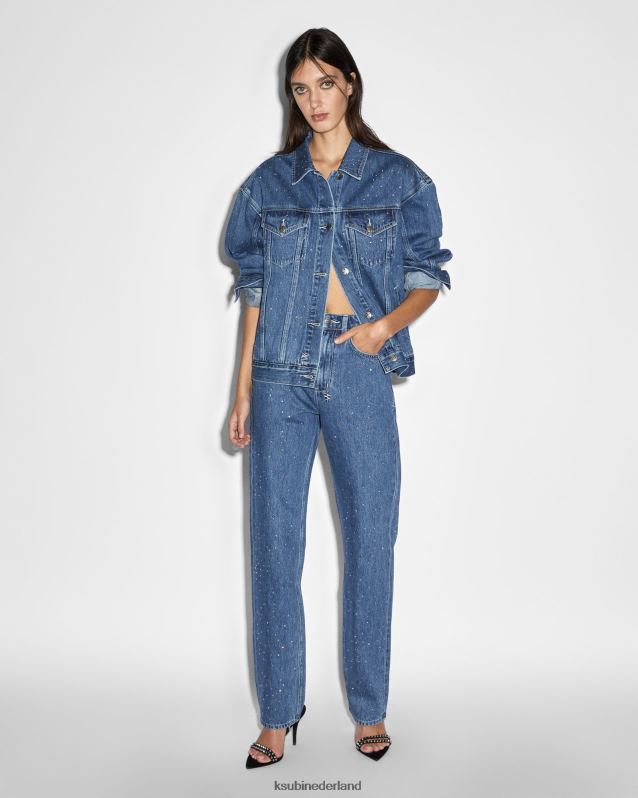 Ksubi vrouwelijk afspeeltoken kristal XT0TV67 kleding blauw
