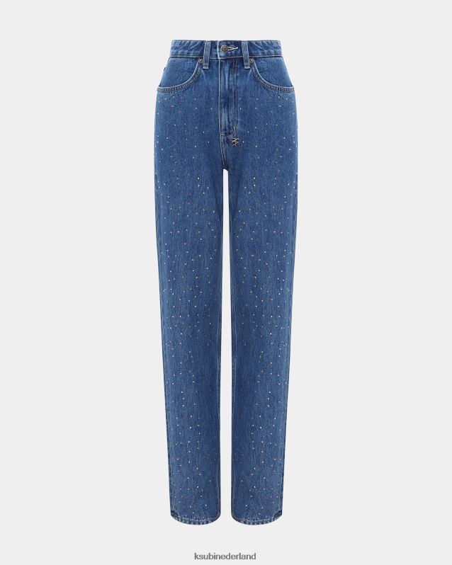 Ksubi vrouwelijk afspeeltoken kristal XT0TV67 kleding blauw