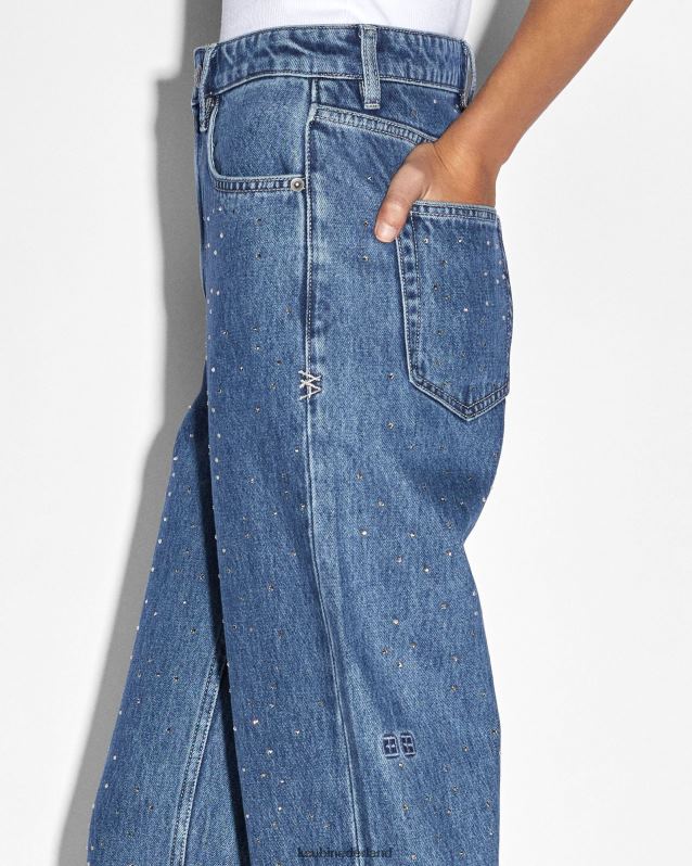 Ksubi vrouwelijk afspeeltoken kristal XT0TV67 kleding blauw