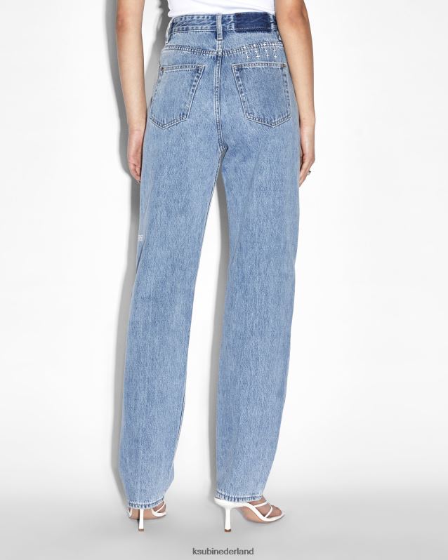 Ksubi vrouwelijk afspelen XT0TV140 kleding blauw