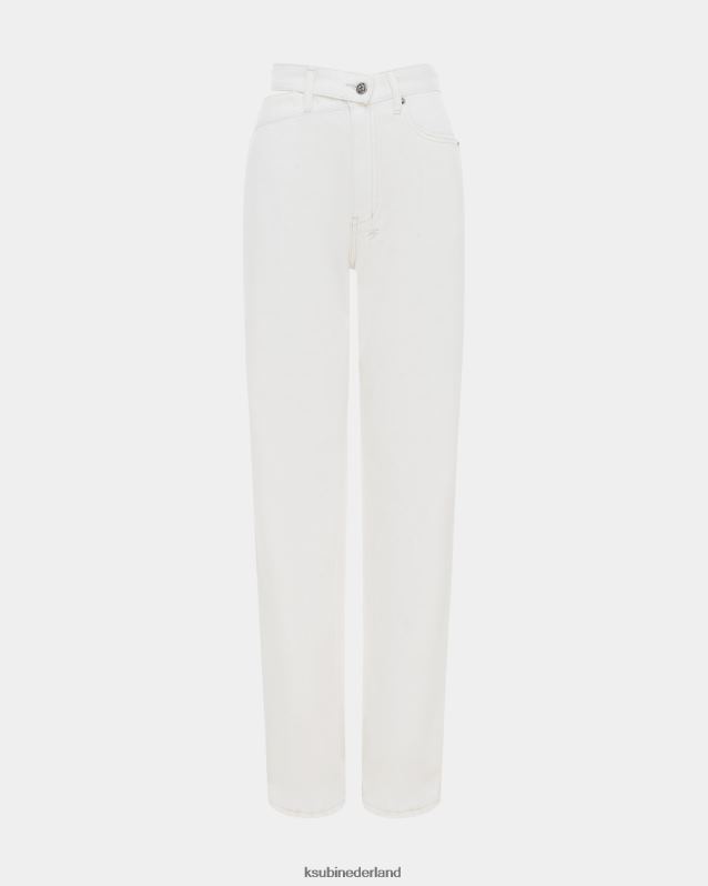 Ksubi vrouwelijk afspelen losgemaakte halo XT0TV63 kleding wit