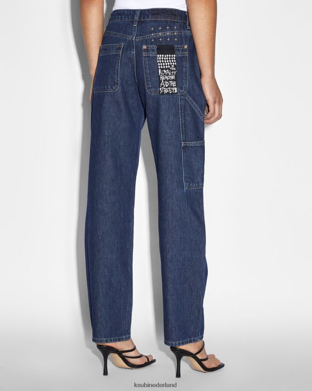 Ksubi vrouwelijk erfenis van brooklyn timmerman XT0TV66 kleding blauw