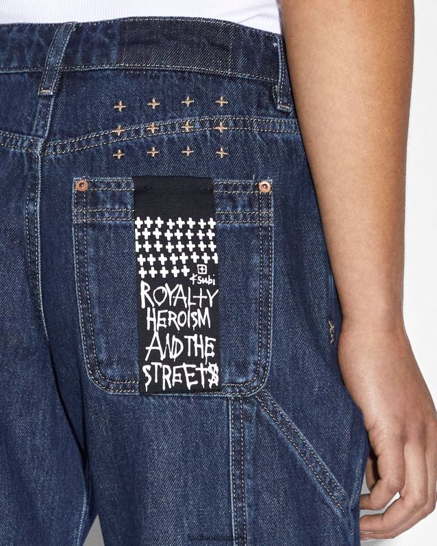 Ksubi vrouwelijk erfenis van brooklyn timmerman XT0TV66 kleding blauw