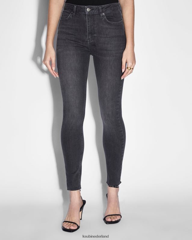 Ksubi vrouwelijk hallo verspilde diablo XT0TV133 kleding grijs