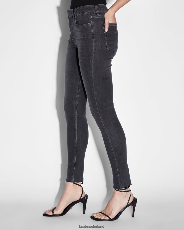 Ksubi vrouwelijk hallo verspilde diablo XT0TV133 kleding grijs