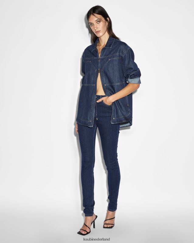 Ksubi vrouwelijk hallo, verspilde xtra-erfenis XT0TV62 kleding donkerblauw