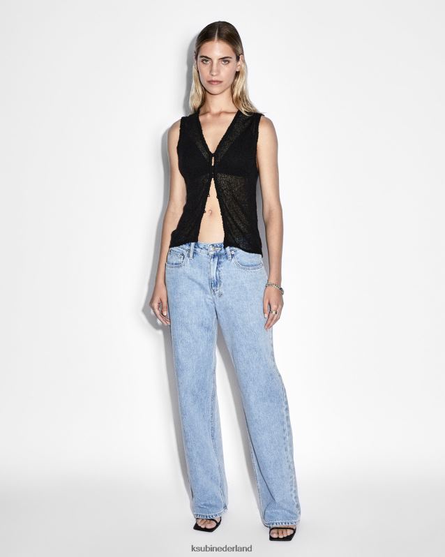 Ksubi vrouwelijk lage rijder XT0TV150 kleding blauw