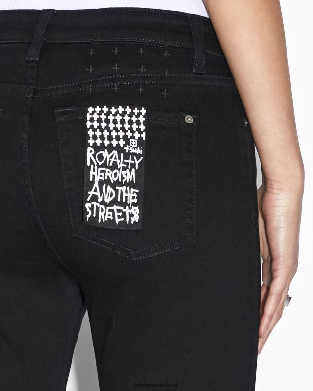 Ksubi vrouwelijk op spuiten XT0TV135 kleding pikzwart