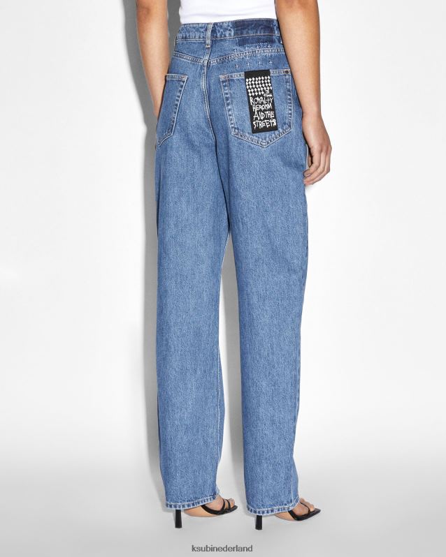 Ksubi vrouwelijk relax jeanserfgoed XT0TV90 kleding midden blauw