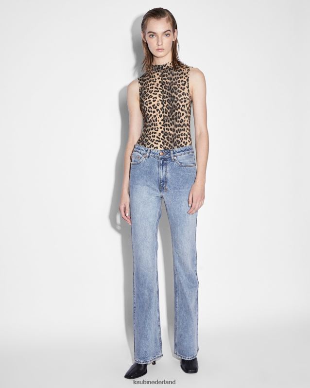 Ksubi vrouwelijk soho-leven XT0TV116 kleding blauw