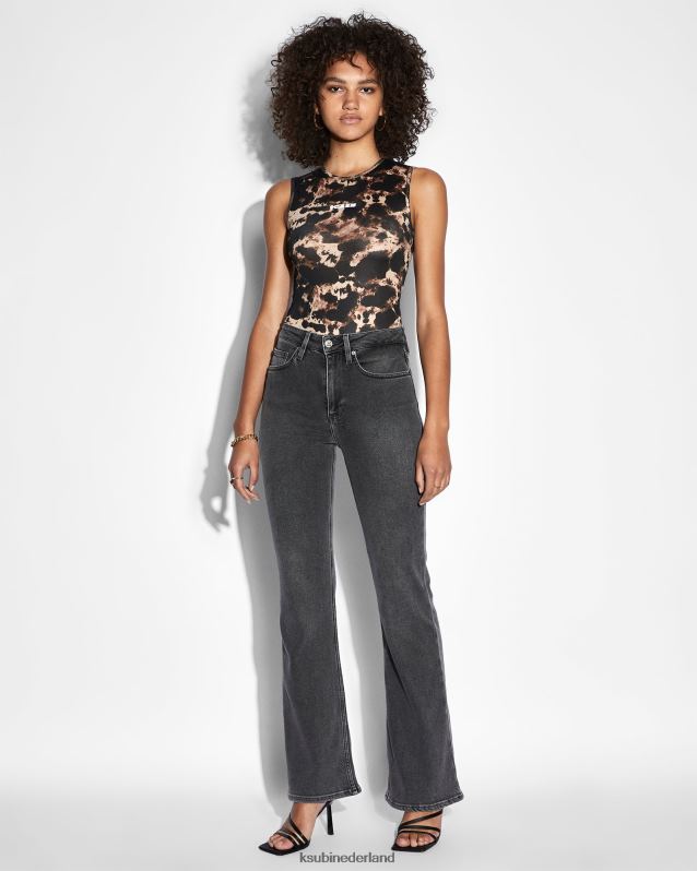 Ksubi vrouwelijk soho roes XT0TV111 kleding grijs