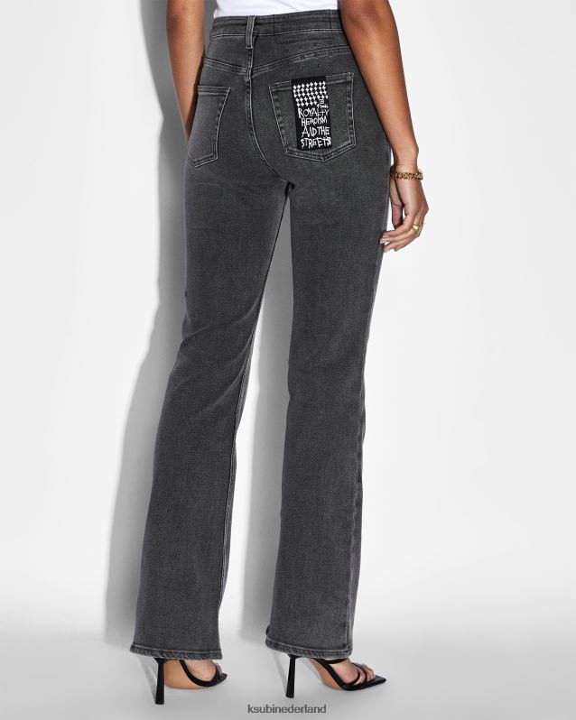 Ksubi vrouwelijk soho roes XT0TV111 kleding grijs