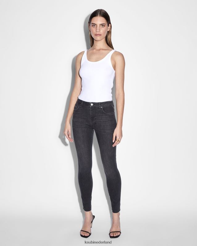 Ksubi vrouwelijk spray op diablo XT0TV136 kleding grijs