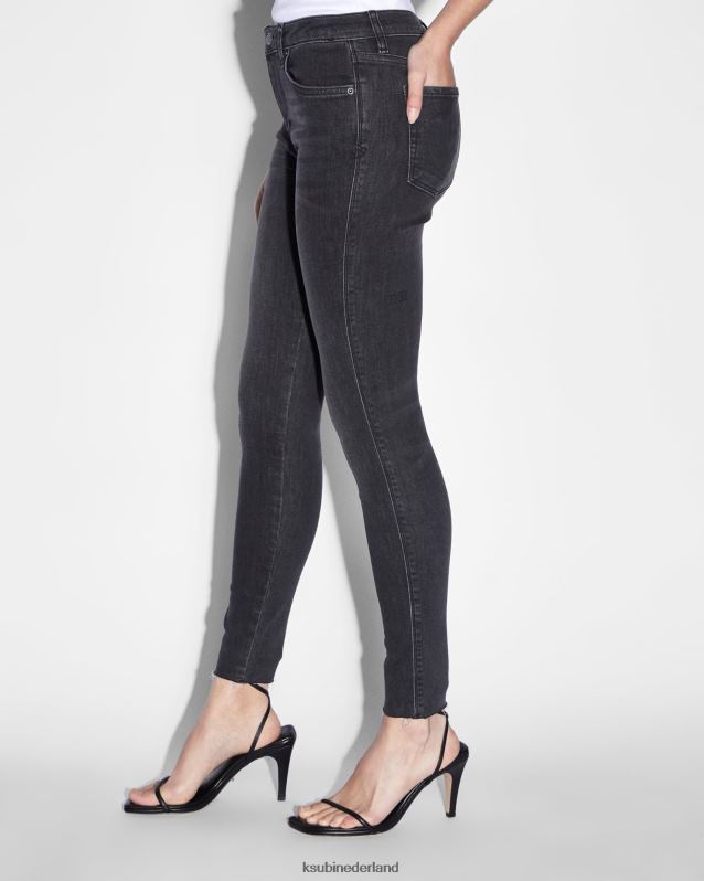 Ksubi vrouwelijk spray op diablo XT0TV136 kleding grijs
