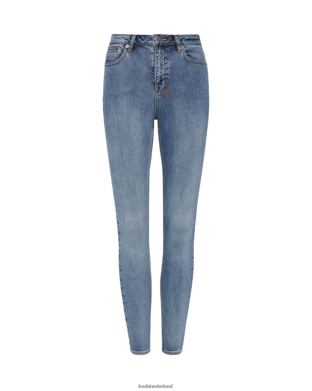 Ksubi vrouwelijk spray op echte vintage XT0TV138 kleding blauw