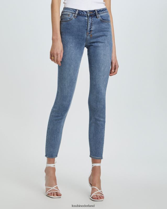 Ksubi vrouwelijk spray op echte vintage XT0TV138 kleding blauw