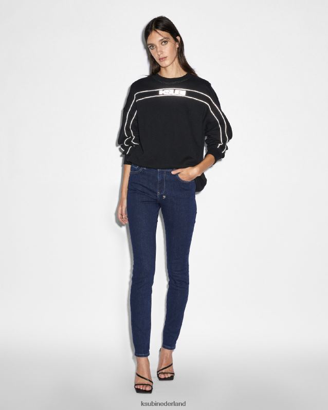 Ksubi vrouwelijk spray op xtra-legacy XT0TV57 kleding donkerblauw